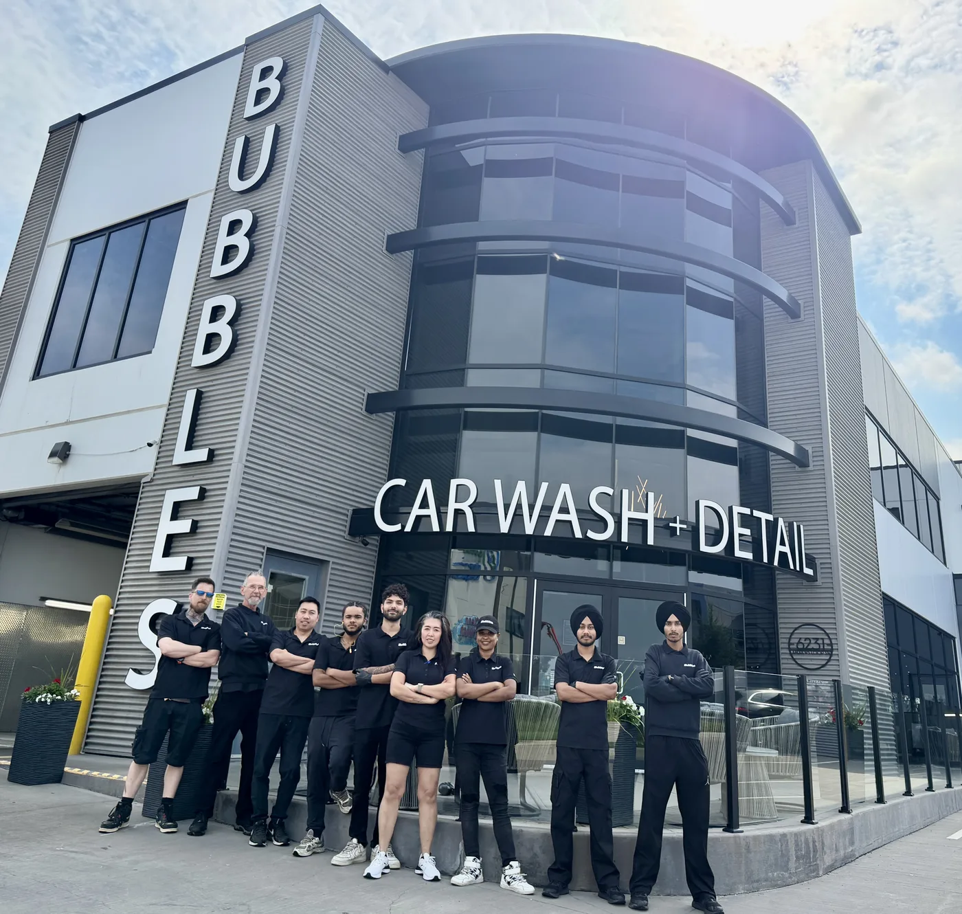 The Bubbles service team